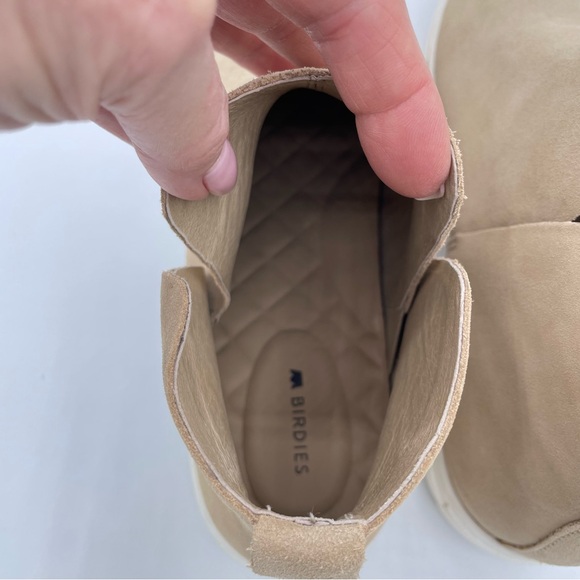 Birdies The Falcon Suede Sneaker Boot 9 Oat - Picture 14 of 16